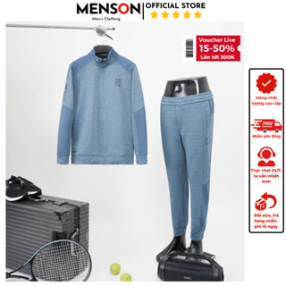 Bộ nỉ nam Adidas dài tay cao cấp form đẹp Menson MD4-3138 Bộ quần áo thu đông nam siêu ấm mặc nhà 2023 Hàng Xuất Dư