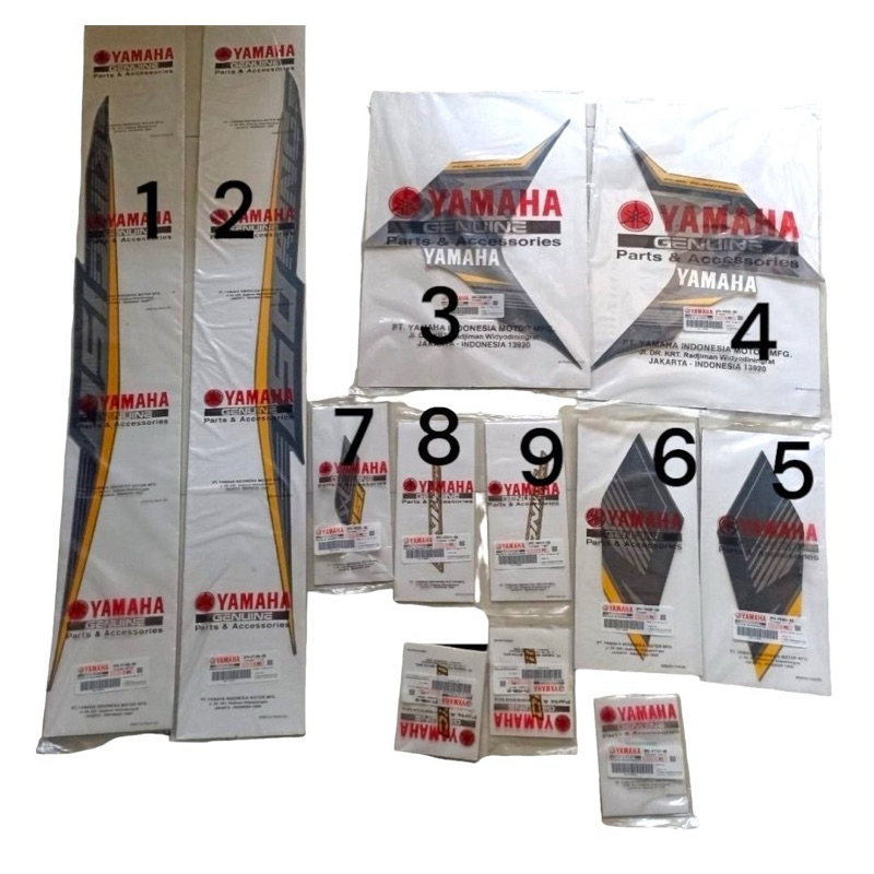 TEM MXKING 150 ĐỜI 2017 VÀNG ĐEN / UP EXCITER 150 ( ĐEN BÓNG + ĐEN NHÁM ):