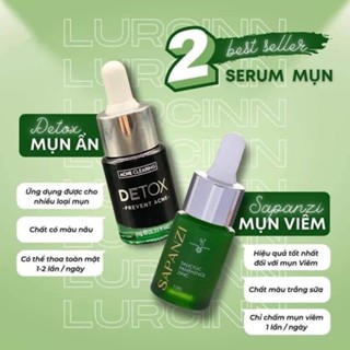 Serum Mụn LURCINN SAPANZI Prevent Acne 10ml  Chăm Sóc Da Mụn Mờ Thâm Chính Hãng