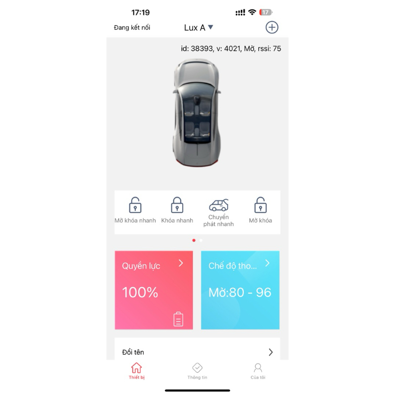( TaoJapan ) Khoá xe thông minh cho oto mở cửa xe bằng điện thoại và thẻ NFC
