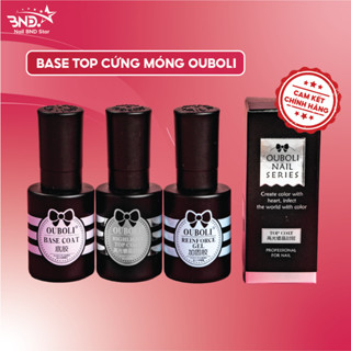Base top cứng móng OUBOLI chính hãng 20ml - Sơn gel liên kết bền, top phủ bóng móng nail loại xịn