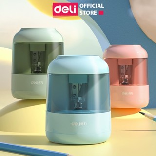  Gọt bút chì điện tự động Deli tiện lợi an toàn và bảo vệ người dùng màu sắc hiện đại sang trọng VA100 