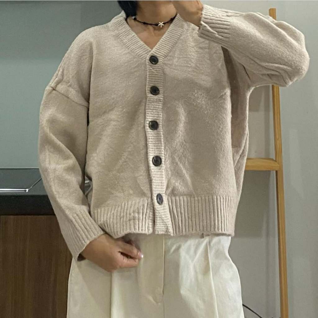 Áo Khoác Cardigan Nhật Secondhand-Áo Khoác Cardigan-Áo Khoác Cardigan Vặn Thừng-Áo Khoác Nữ-Áo Len-Á