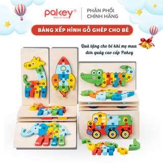 Bộ Đồ Chơi Xếp Hình Bằng Gỗ, Đồ Chơi Giáo Dục Sớm Phát Triển Toàn Diện Đa Dạng Hình Ngộ Nghĩnh Cho Bé