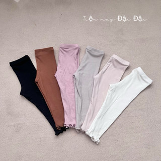 Quần legging bé gái, chất liệu len tăm hàng thiết kế cắt may thủ công