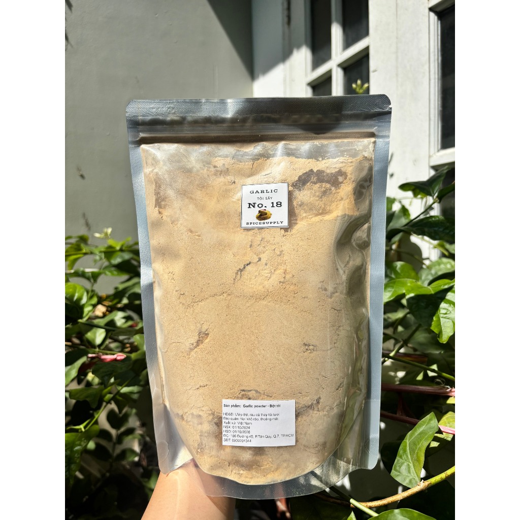 1kg Garlic Bột Tỏi ướp thịt thơm ngon siêu sạch tăng sức đề kháng