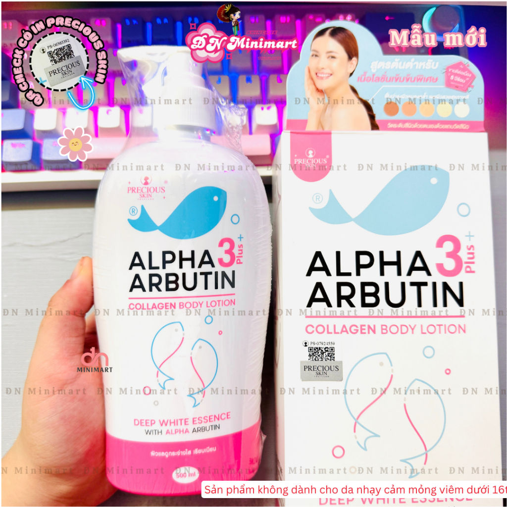 SỮA DƯỠNG THỂ TRẮNG DA BODY ALPHA ARBUTIN COLLAGEN LOTION