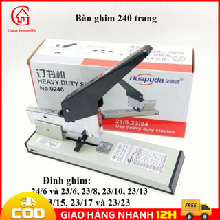 【COD/12H Bấm Ghim Giấy Loại To 100-240 Tờ Cố Định Giấy Chuyên Nghiệp - Dập Ghim Giấy Văn Phòng, Quán Photo