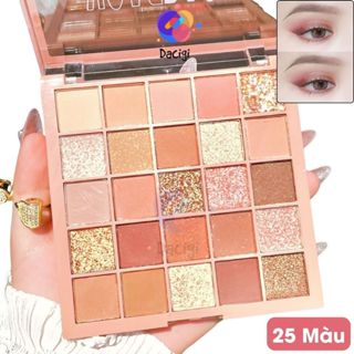 Bảng phấn mắt 25 ô bền màu lâu trôi, Phấn mắt nhũ trang điểm chuyên nghiệp tại nhà - Dacigi