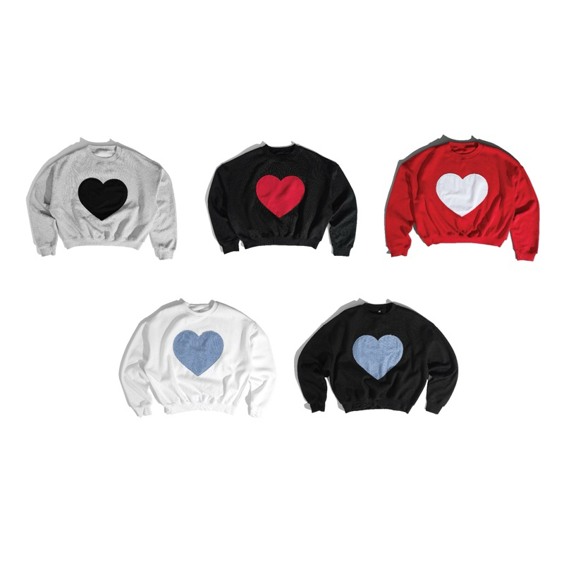 LOVE BOXY SWEATER ( ÁO NỈ TRICH CLUB)