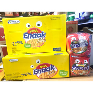  Thùng 24 Gói Snack Mì Hương Gà Enaak 30g 