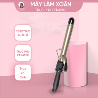 Máy làm tóc xoăn, Máy uốn xoăn lọn to, Máy làm xoăn sóng,làm xoăn nhanh trục cố định,trục xoay 360 độ