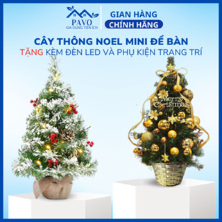  Cây thông noel CAO CẤP Mini Để Bàn 30cm,40cm 60cm 90cm- trang trí giáng sinh full phụ kiện SIÊU RẺ 