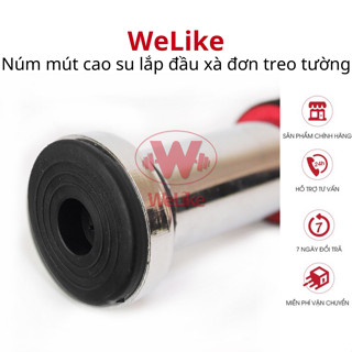 Núm mút cao su, nắp inox, phụ kiện gắn đầu xà đơn treo tường gắn cửa tập thể dục thể thao tại nhà