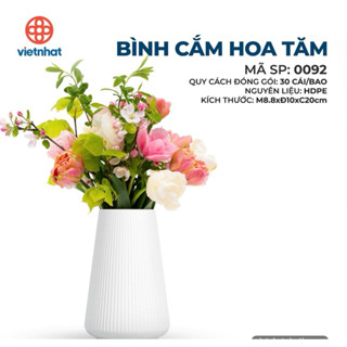 Bình Cắm Hoa Kẽm Nhung Cao Cấp, Lọ Hoa Nhựa Giả Gốm Để Bàn Decor Trang Trí, Bình Bông Cắm Hoa Đẹp 0093, 0094