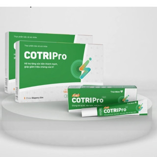 (MẪU MỚI) COTRIPRO VIÊN & COTRIPRO GEL - HIỆU QUẢ CHO TRĨ, TÁO BÓN, GIẢM ĐAU RÁT HẬU MÔN