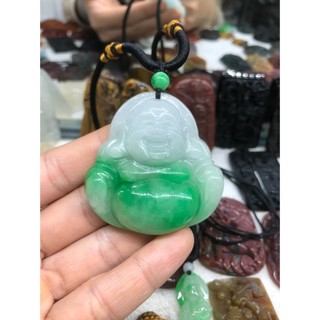 Mặt dây chuyền phật Di Lặc đá ngọc