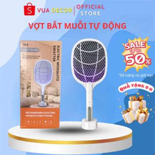 Vợt Muỗi Thông Minh Kiêm Đèn Bắt Muỗi Tự Động 2In1 Tiện Lợi An Toàn Hiệu Quả Cao Bảo Hành 6 Tháng