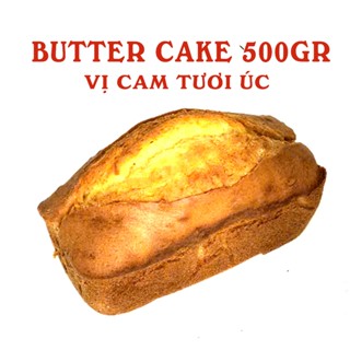 Bánh Cake bơ cam Úc 500gr MỸ SƯỚNG Bakery