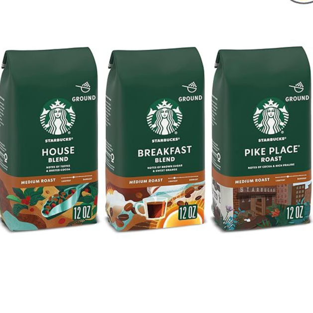 Cà Phê Starbucks Rang Xay Sẵn 100% Arabica Starbucks Medium Roast Ground Coffee 340g