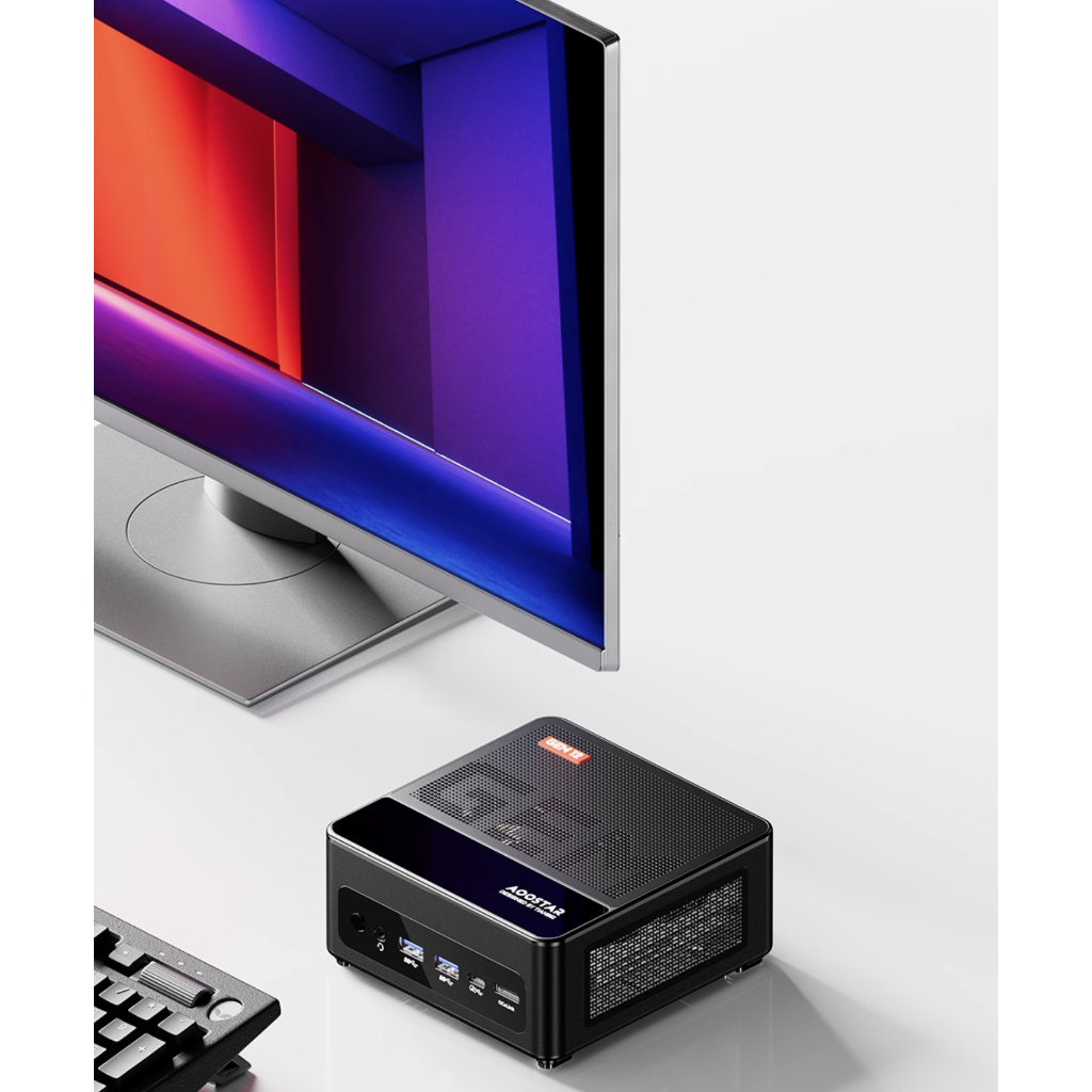 Mini PC AooStar GEM 12 Pro Max/Plus/+Pro R7 8845HS 8745HS GEM12 DDR5 Màn LCD Oculink AMD Radeon 780M | BigBuy360 - bigbuy360.vn
