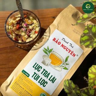  Lục trà lài túi lọc Bảo Nguyên vị thanh nhẹ tự nhiên gói 350g 50 túi lọc từ Nông Trại Xanh 