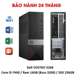 Máy tính đồng bộ PC Dell Vostro 3268 / Core i5-7400 / Ram 16GB (Buss 3200) / SSD 256GB Bảo hành 2 năm