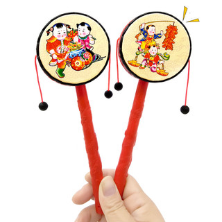 Đồ chơi trống lắc mẫu dân gian cho bé âm thanh vui nhộn