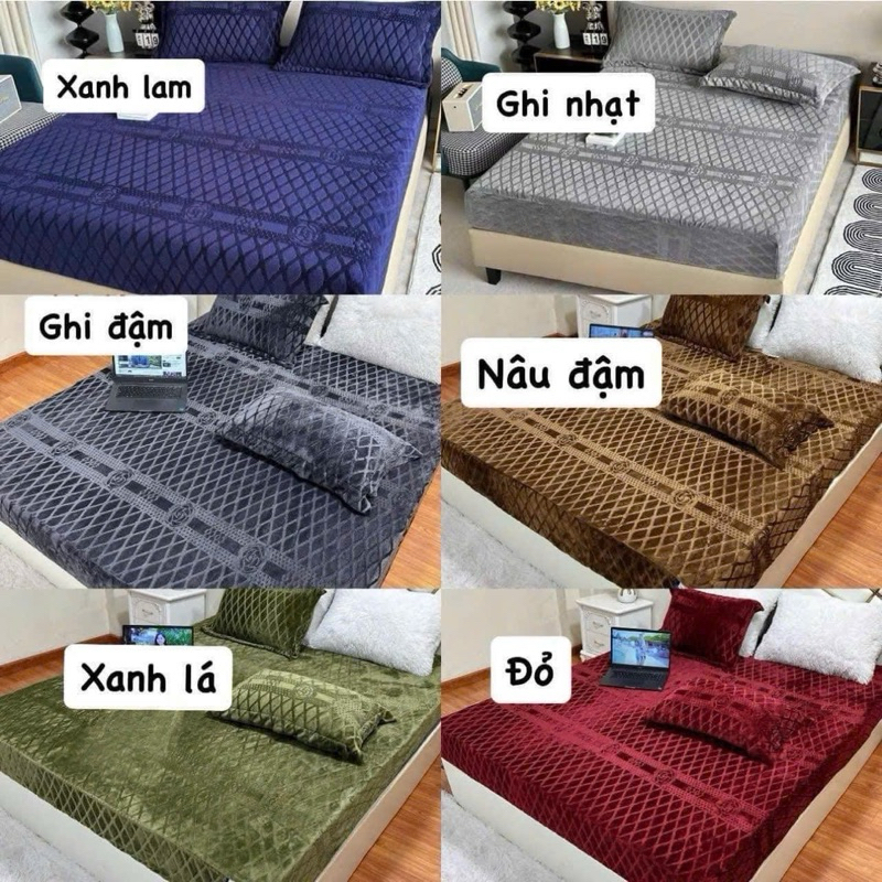 Bộ Ga Cừu Coco Lông Mềm Siêu Êm