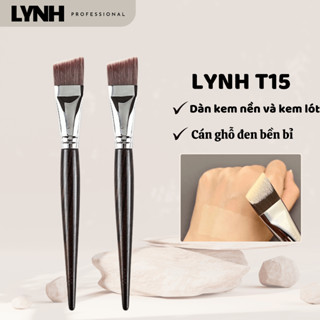 Cọ Tán Kem Nền Và Kem Lót LYNH PRO T15 Lông Mềm Mượt Tay Cầm Gỗ Cao Cấp