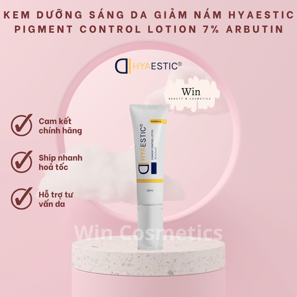 [Hàng công ty] Kem Dưỡng Hyaestic Pigment Control Lotion 7% Arbutin Hỗ Trợ Sáng Da, Giảm Nám 30ml