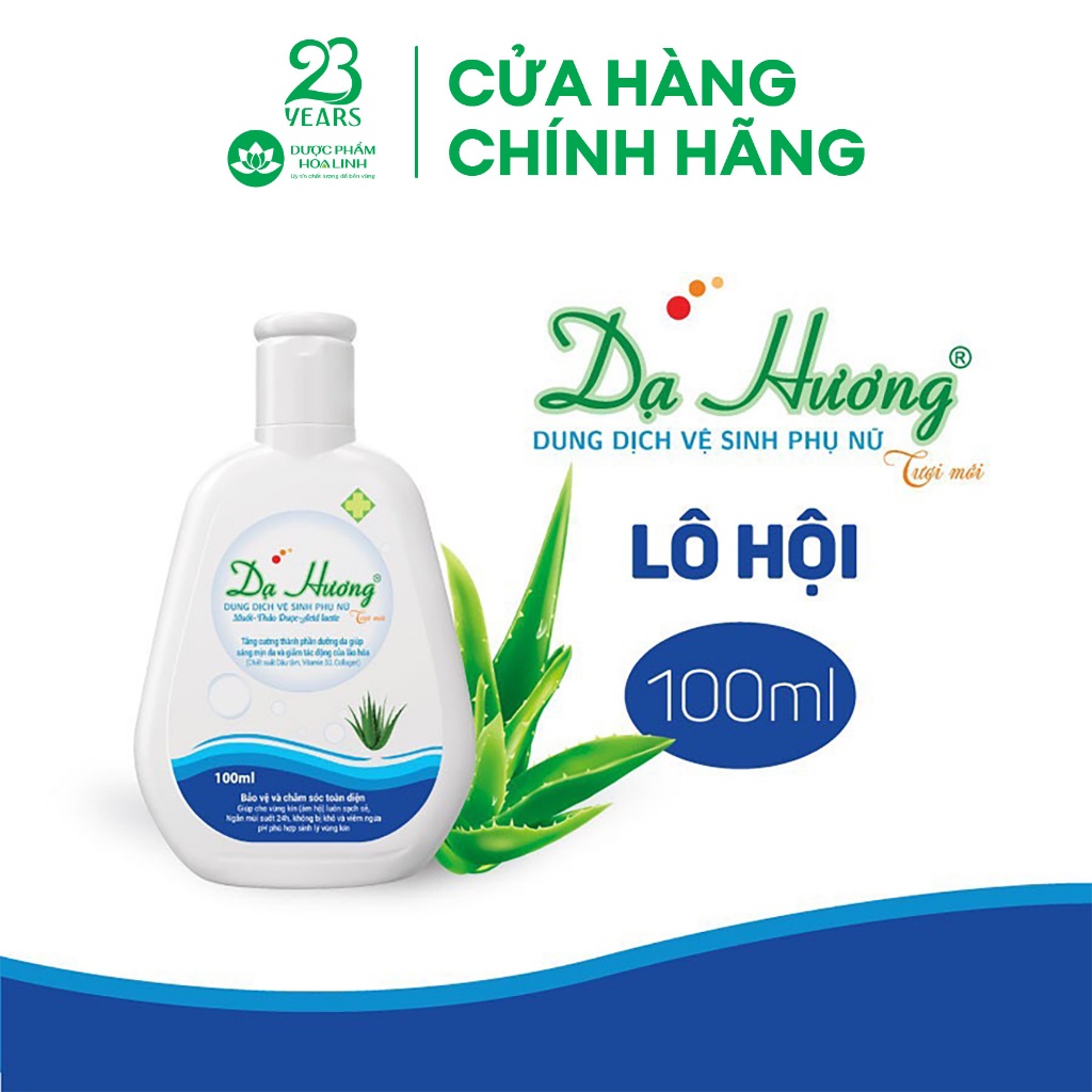 [Chính Hãng - Che tên Ship Hoả Tốc]  Dung dịch vệ sinh phụ nữ Dạ Hương LÔ HỘI 100ml