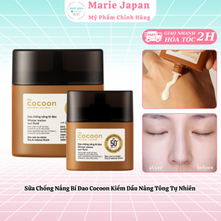 Sữa Chống Nắng Bí Đao Cocoon Kiềm Dầu Nâng Tông Tự Nhiên SPF50+ PA++++