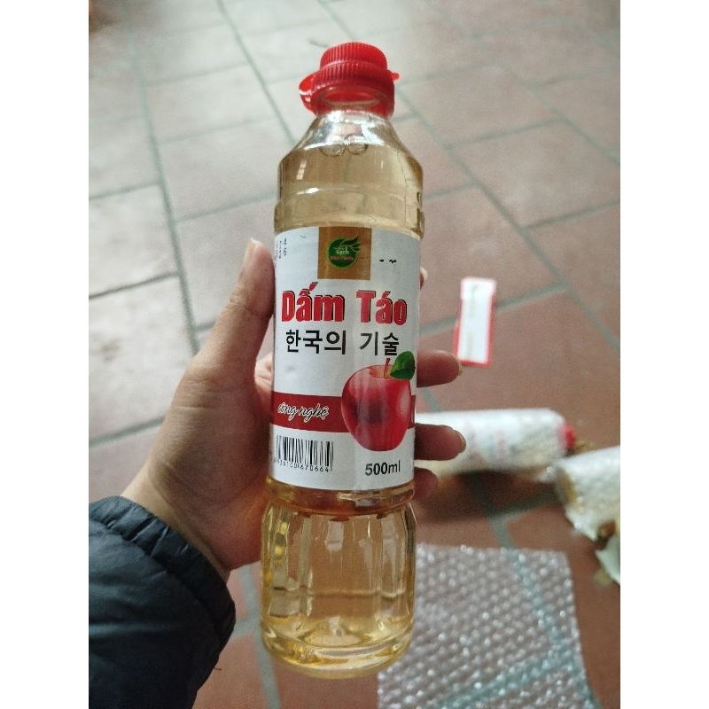 Dấm táo Hàn Quốc ( giấm táo ) chai 470ml