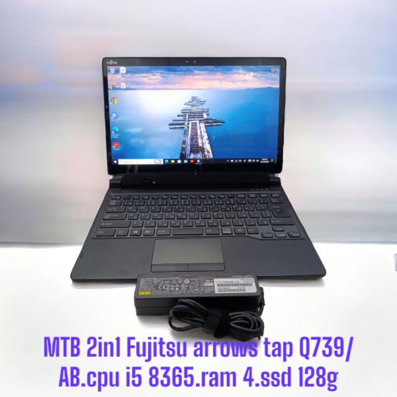 Máy tính bảng 2in1 Fujitsu arrows Q738/Q739/Q7310.R4/8G.ssd 128G.Đẹp 85/90%