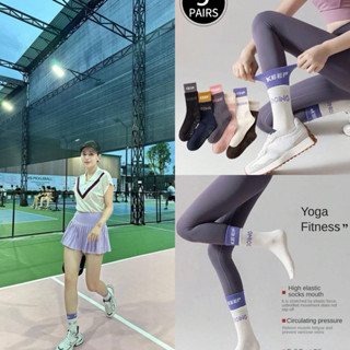 (CÓ SẴN) Tất KEEP-DOING 2 tầng tập pickleball/gyms/tennis/yoga-5màu (Loại 1)