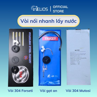 Vòi nối nhanh lấy nước RO cho máy Mutosi, Karofi, Korihome, Kangaroo....chống ăn mòn, chịu nhiệt tốt và kháng khuẩn