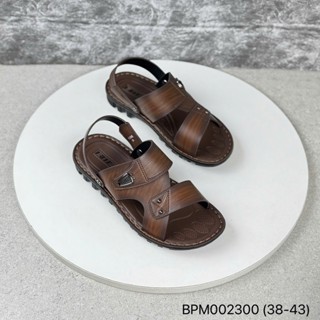 Sandal da nam - Dép quai hậu trung niên quai lật đế PU thiết kế rãnh chống trơn trượt BPM002300