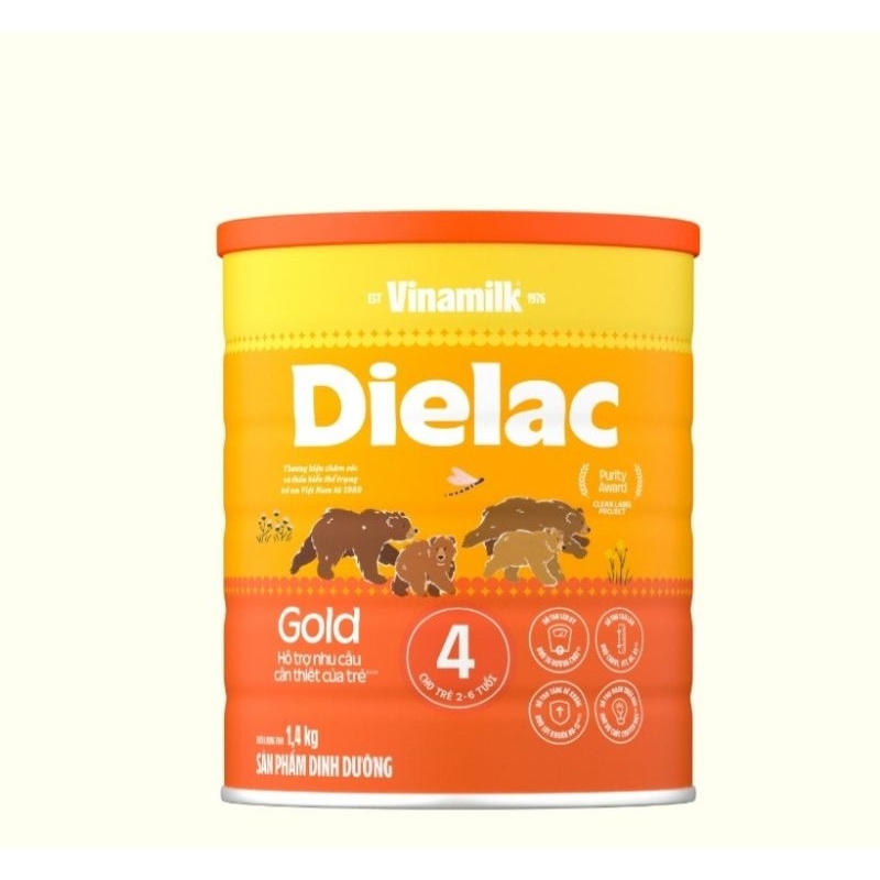 Sữa bột   Dielac Alpha Gold IQ Step 4  1400g