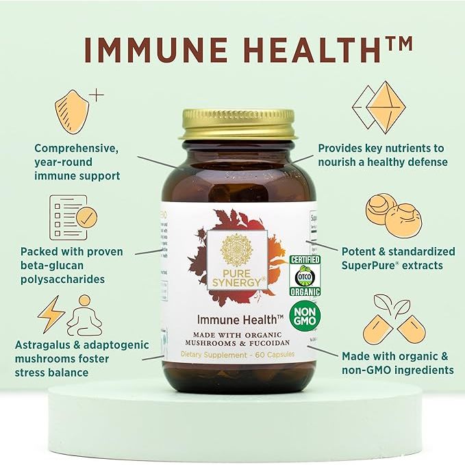 Viên Uống Tăng Cường Miễn Dịch Pure Synergy Immune Health 60 viên