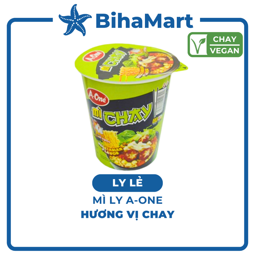 [LY LẺ] - A ONE - Mì ly A-One Chay, Mì ly A One Chay, Mì ly Aone Chay, Mì Aone ly, Mì A-One ly, Mì A