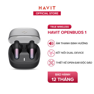 Tai Nghe Havit Openbuds 1, Truyền âm Định hướng, Bluetooth 5.3, Nghe Đến 23H - Hàng Chính Hãng