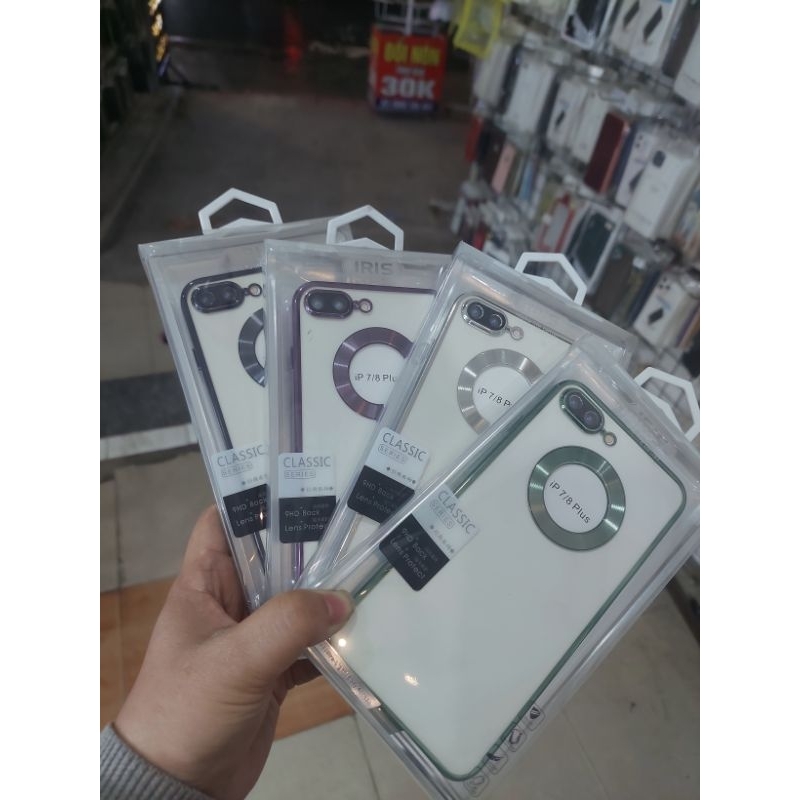 [hình tự chụp]Ốp lưng Iris 7/8P - xi viền hở logo