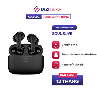 Tai Nghe True Wireless SOUL SLive30, Bluetooth 5.3, Nghe Đến 30H - Hàng Chính Hãng Dizigear