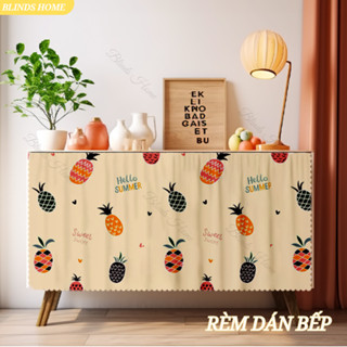 Rèm che bếp, dán tủ bếp dưới Blinds Home - dán tiện lợi, chống bụi, decor thẩm mỹ, che chắn tiện lợi