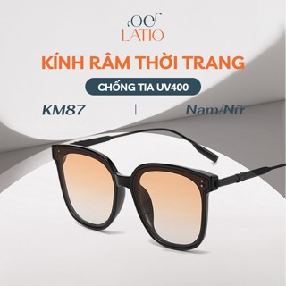Kính mát LATIO Kính râm Nam Nữ thời trang TRENDY 2025 chống nắng siêu cấp kiểu dáng độc đáo cá tính - KM87