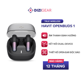 Tai Nghe Havit Openbuds 1, Thiết Kế Open-Ear, Bluetooth 5.3, Nghe Đến 23H - Chính Hãng Dizigear