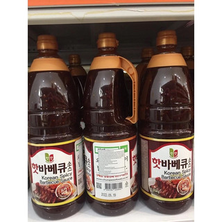 Sốt Sườn BBQ Cay Chungwoo Hàn Quốc Chai 2.05kg