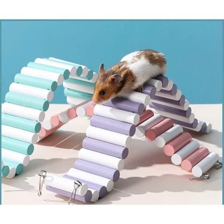 thang gỗ tạo cảnh, phân khu dành cho hamster, đuôi mập - T3 PETS SHOP