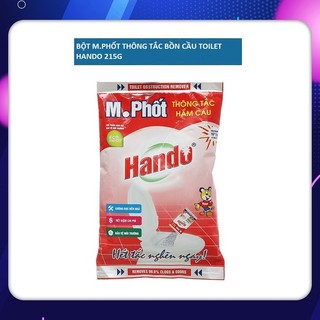 Gói Thông tắc khử hôi hầm cầu toilet M. Phốt Hando 215g (đỏ)